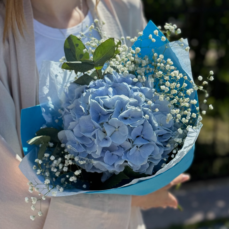 Мини букетик 1 гортензия