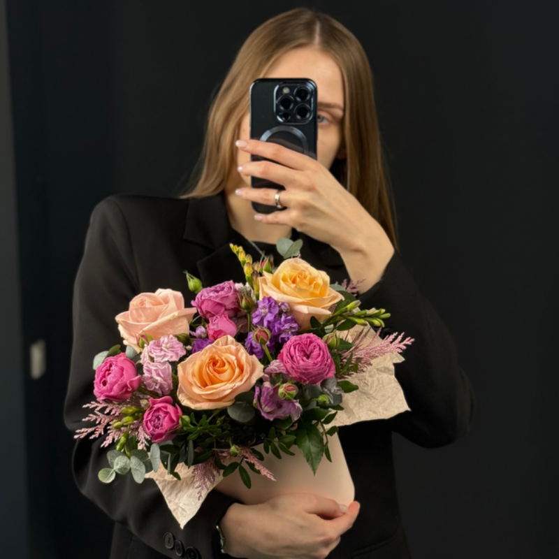 Композиция «Акварельные переливы»