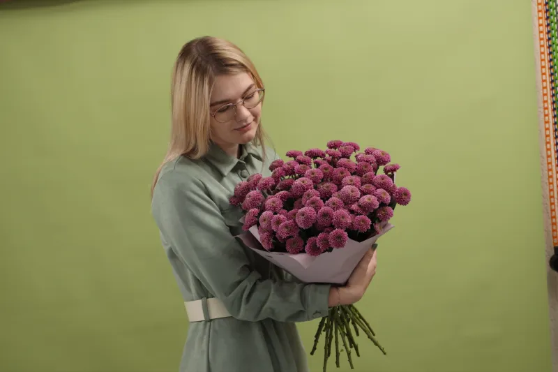 Моно «11 хризантем»