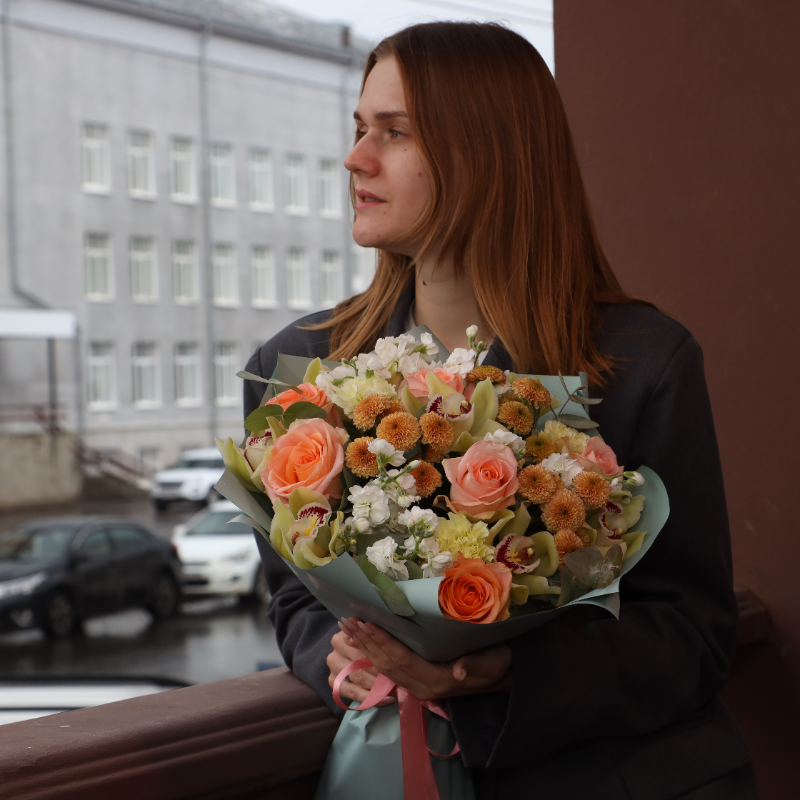 Букет "Прикосновение тепла"