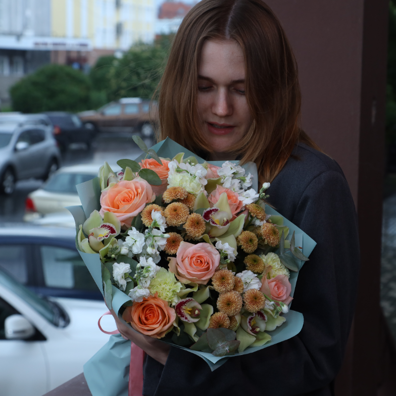 Букет "Прикосновение тепла"
