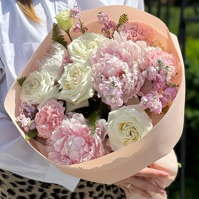Букет «Розовая симфония»