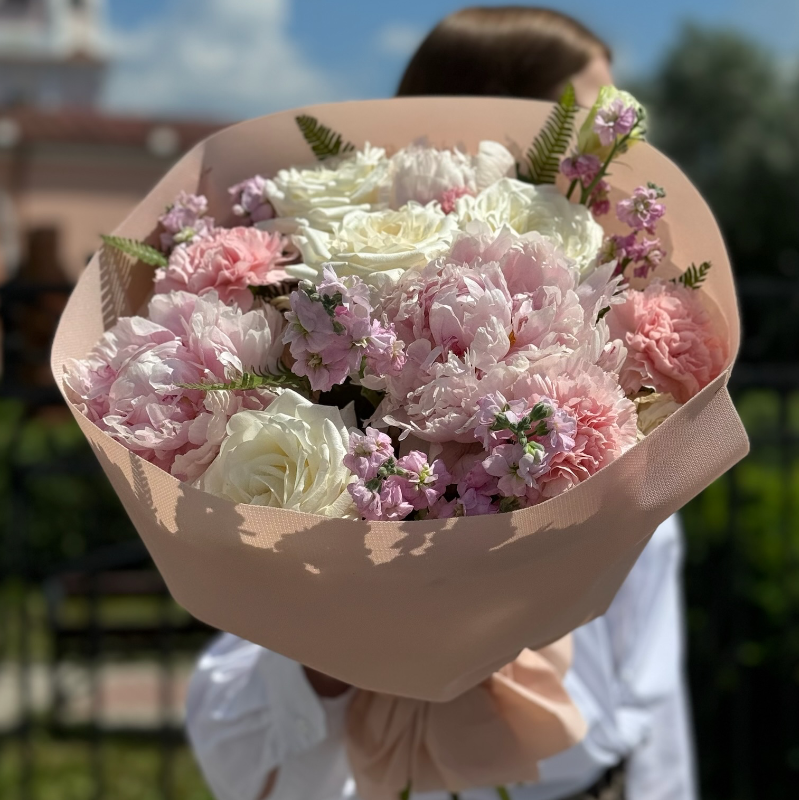 Букет «Розовая симфония»