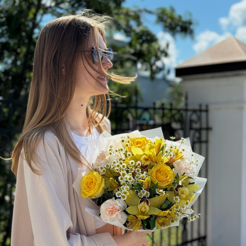 Букет «Теплый привет»