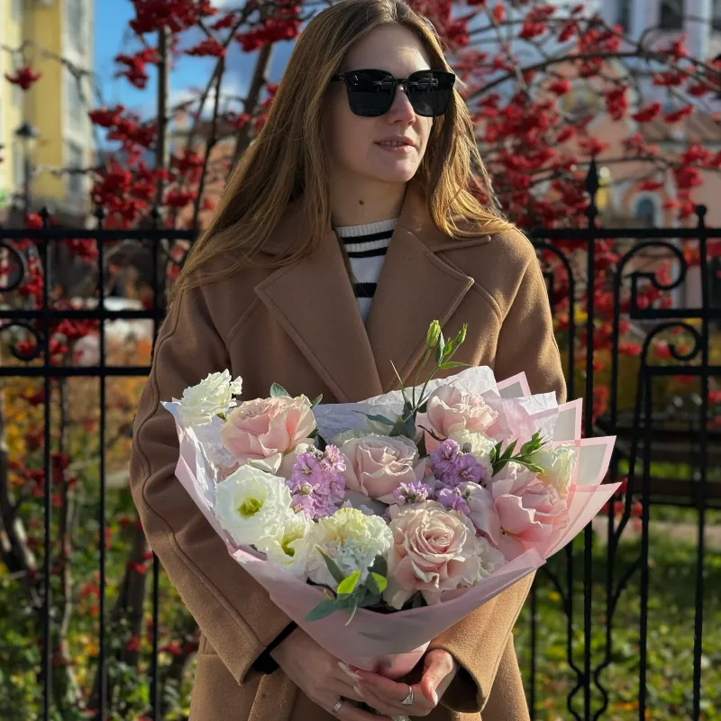 Букет «Аквамариновые волны»