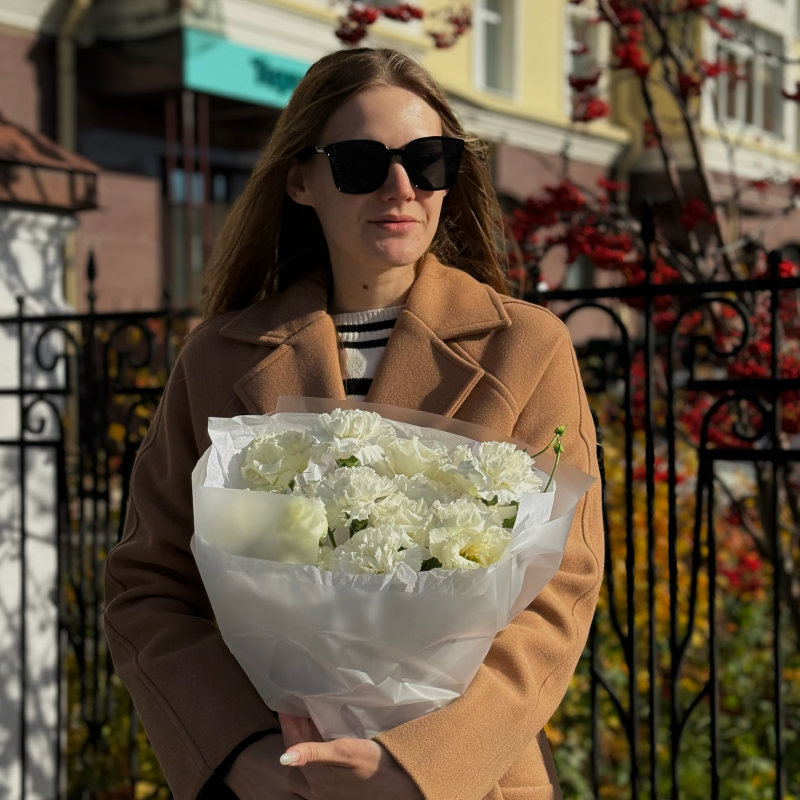 Букет «Белый рассвет»