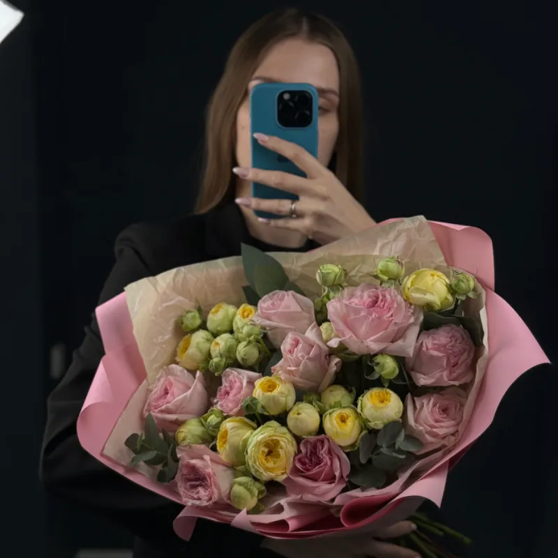 Сборный букет «Закатное солнце»